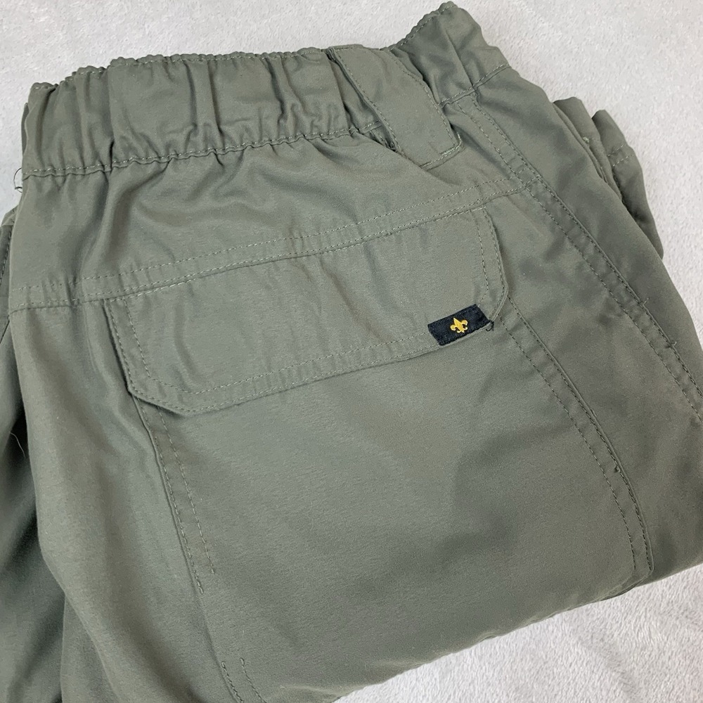 Boy Scouts Centennial Uniform Shorts Men's Medium Relaxed Green Cargo Flaws*